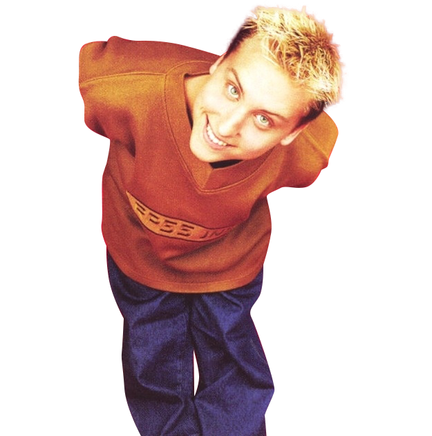 lance bass in a stupid pose